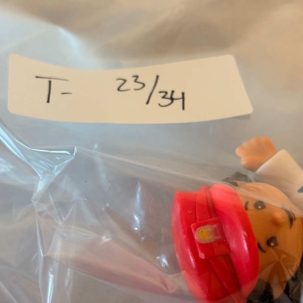 Fisher-Price Little People Toy Kids OS Red Good Train Conductor Figure DYF25 - Picture 7 of 7